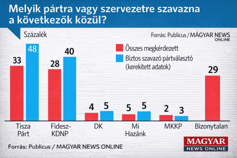 1. Melyik pártra vagy szervezetre szavazna a következők közül?.