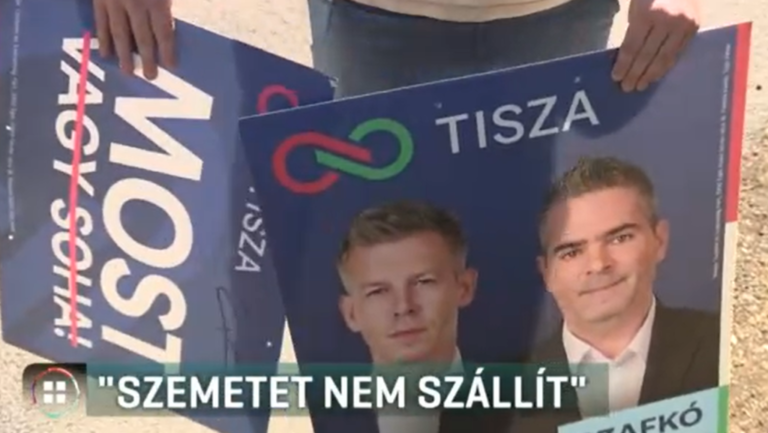 „Nem szállítok szemetet” – nem engedte felszállni a buszsofőr a Tisza Párt plakátjaival érkező fiúkat Pásztón